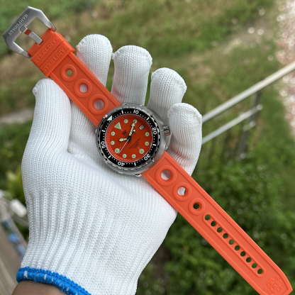 STEELDIVE Offcial SD1975 Matte Orange Dial 47.5MM Case Tuna Watch Sapphire Glass 300M Waterproof NH35 Automatic Mens Dive Watch