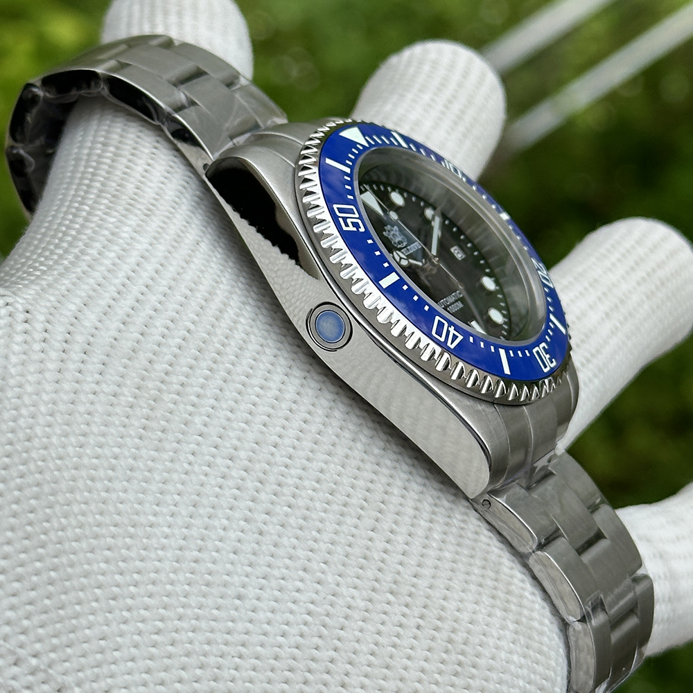 STEELDIVE Official SD1964 Personalized Black Dial Blue Bezel Insert Japan NH35 Automatic Watch
