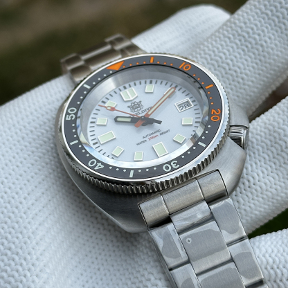 STEELDIVE Official SD1974C White Dial New Arrival NH35 Automatic 200m Dive Watch 