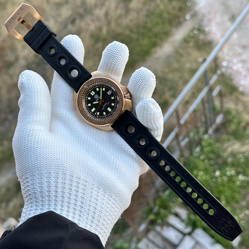 STEELDIVE Official SD1970S Swiss BGW9 Blue Luminous 200M Waterproof NH35 Automatic Mens Dive Watch