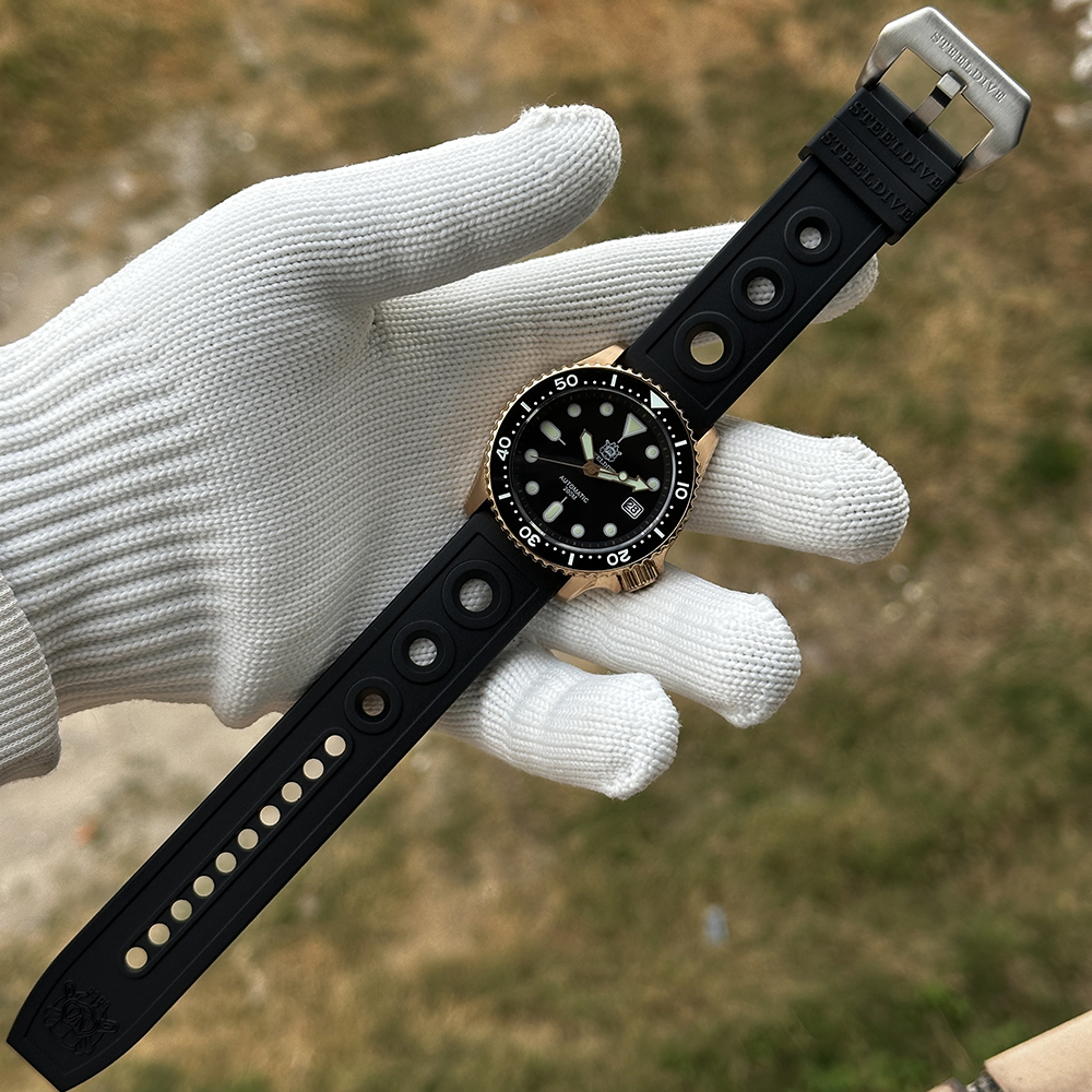 STEELDIVE Official SD1973S Ceramic Bezel Blue Luminous 200M Waterproof NH35 Automatic Movement Mens Dive Watch for Men