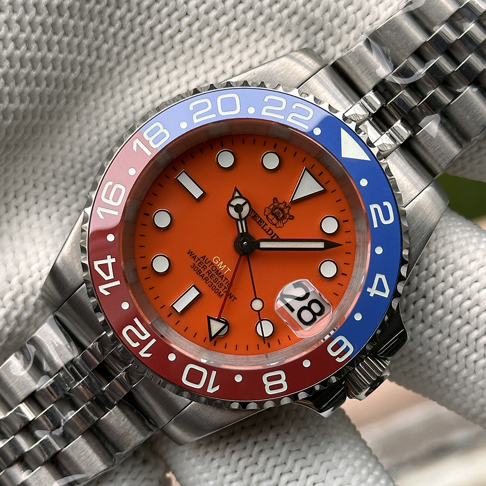 STEELDIVE SD1993 NH34 GMT Watch | Solid Warranty Service from