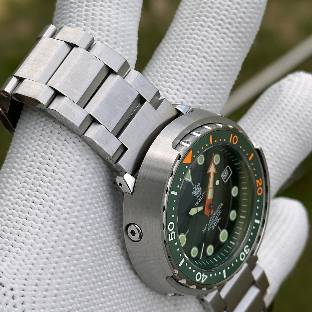 STEELDIVE Official SD1975C Green 47.5mm Case Japan NH35 Automatic
