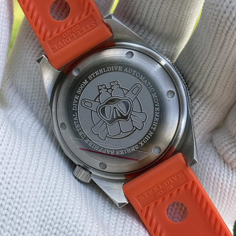 STEELDIVE Official SD1929 Black Dial 42mm Case 300M Waterproof NH35 Automatic Mens Dive Watch