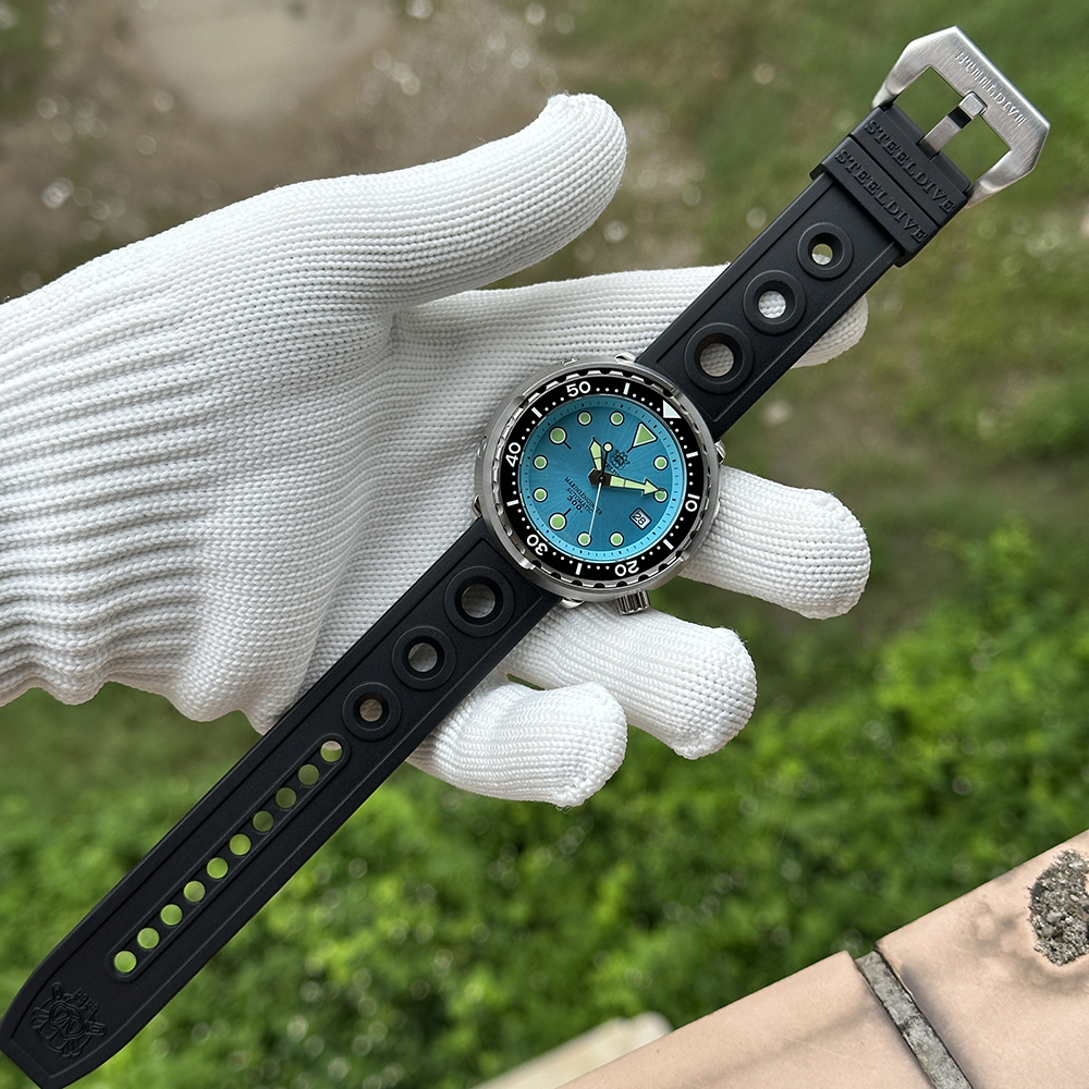 STEELDIVE Official SD1975 Claissic Design 47.5mm Case Swiss Luminous Japan NH35 Automatic Movement Mens Dive Watch