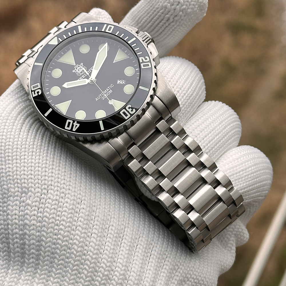 STEELDIVE Official Watch Parts Replacement Watch Bracelet with Screw Bars for SD1987