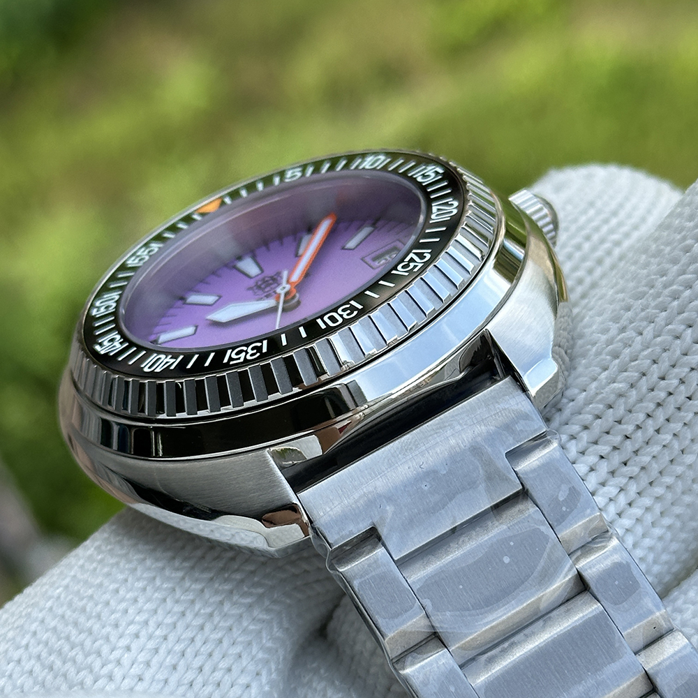 STEELDIVE Official SD1983 Purple Dial Sapphire Glass 1000M Water Resistant NH35 Automatic Dive Watch 