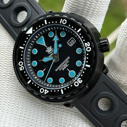 STEELDIVE Official SD1975XT PVD Black 47.5MM Case 300M Waterproof Japan NH35 Automatic Tuna Watch