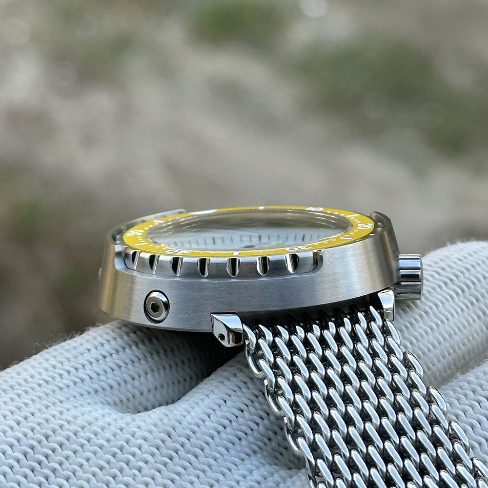 Steeldive SD1975N Watch Case with Shroud with screws