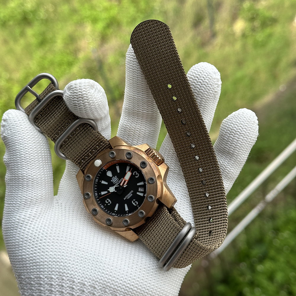 STEELDIVE Official SD1948S Solid Bronze Sapphire Glass 1000M Waterproof NH35 Automatic Dive Watch