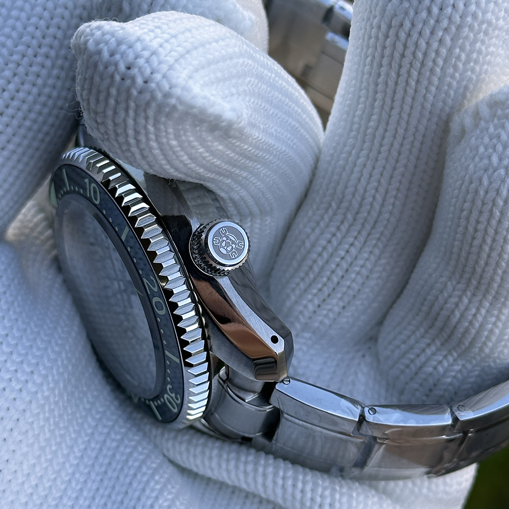 STEELDIVE Official SD1968 White Dial 44MM Ceramic Bezel 300M Waterproof NH35 Automatic Mens Dive Watch