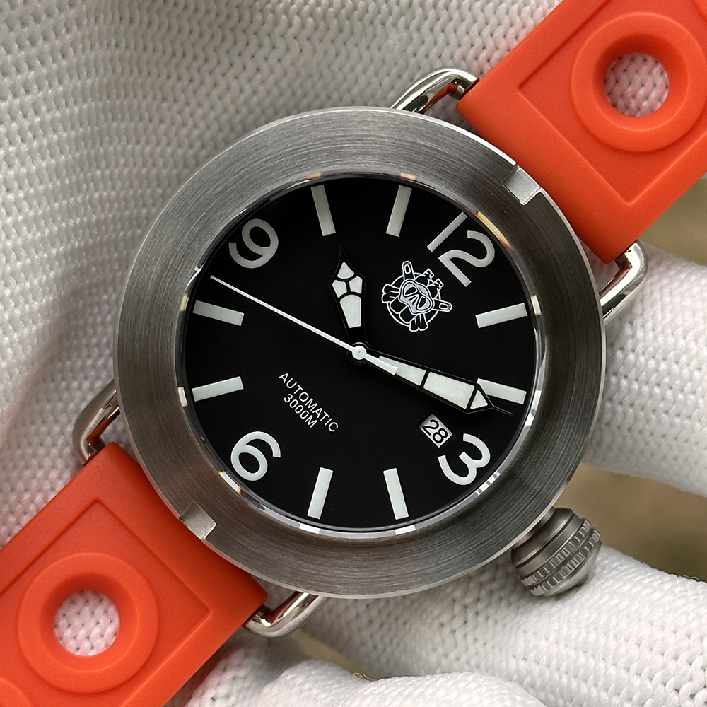 STEELDIVE Official SD1912 V2 BGW9 Blue Luminous 47mm Case Sapphire Glass Steel Bezel Japan NH35 Automatic Dive Watch