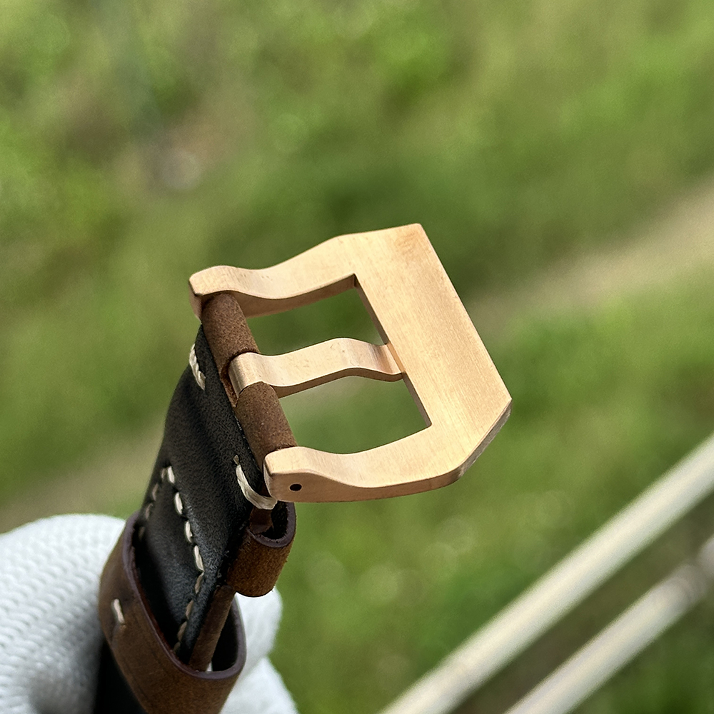 STEELDIVE Official SD1948S 44.5mm Solid Bronze Case Japan NH35 Automatic Dive Watch on Leather Strap with Bronze Buckle
