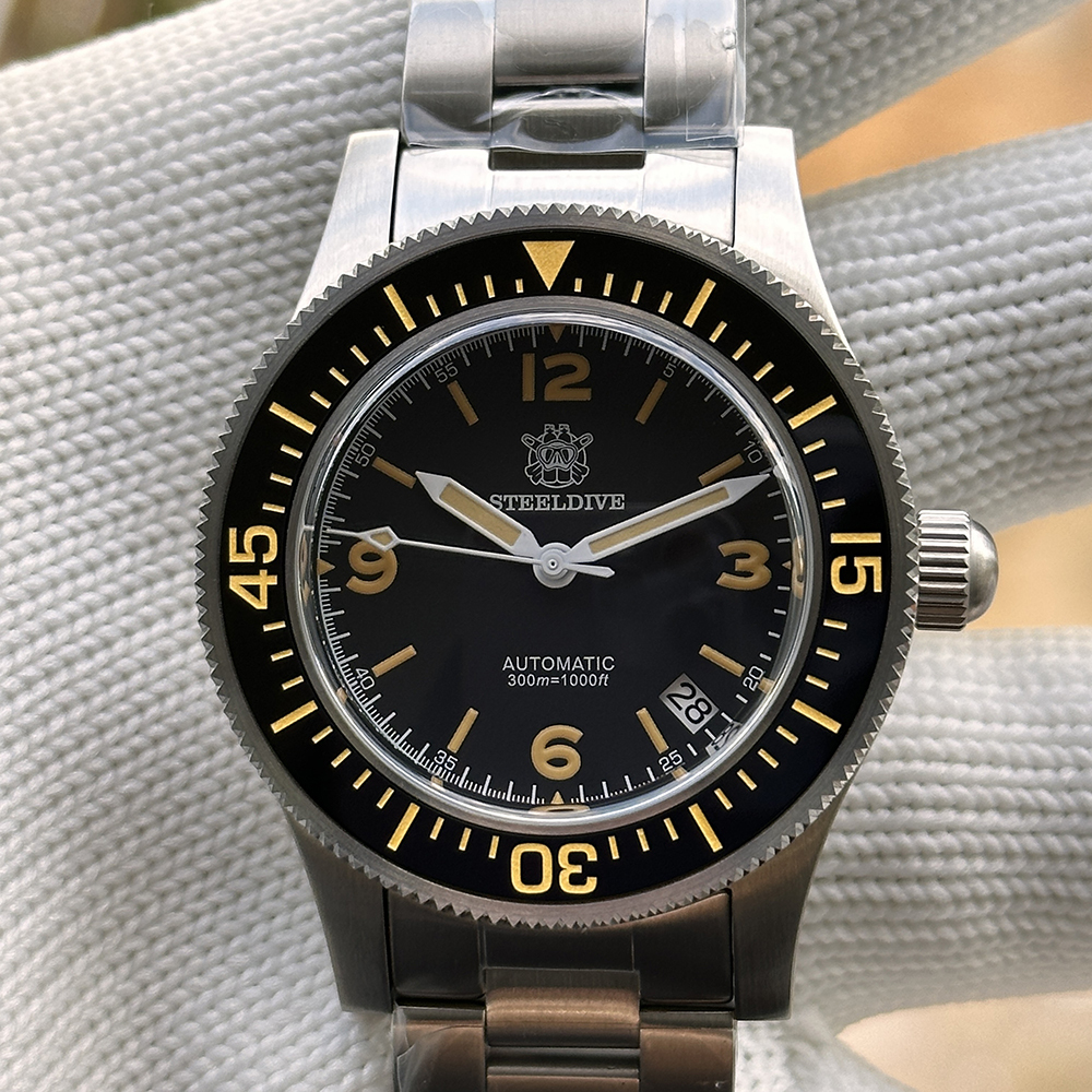 STEELDIVE Official SD1952V New Arrival Ceramic Bezel Sapphire Glass 300M NH35 Automatic Dive Watch