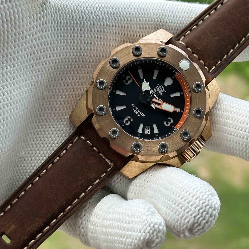 STEELDIVE Official SD1948S 44.5mm Solid Bronze Case Japan NH35