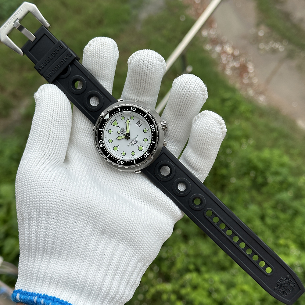 STEELDIVE Official SD1975 Claissic Design 47.5mm Case Swiss Luminous Japan NH35 Automatic Movement Mens Dive Watch