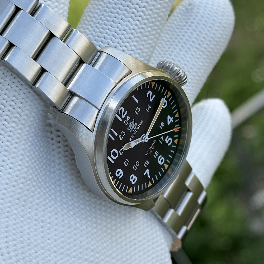 STEELDIVE Official SD1928H 39MM Small Size NH35 Automatic Mens Analog Dive Watch Reloj
