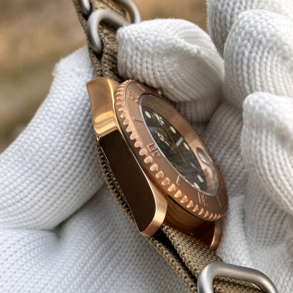 STEELDIVE Official SD1953S Solid Bronze 40.5MM Swiss Luminous 300M Waterproof NH35 Automatic Mens Dive Watch