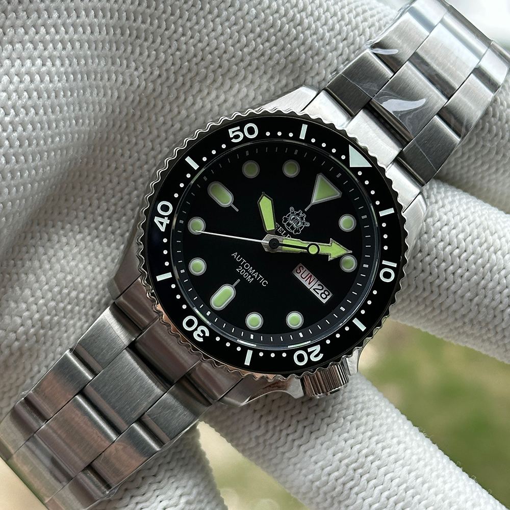 STEELDIVE Official SD1973W Limited Offer Day and Date Function NH36 Automatic Movement 200M Waterproof Mens Dive Watch