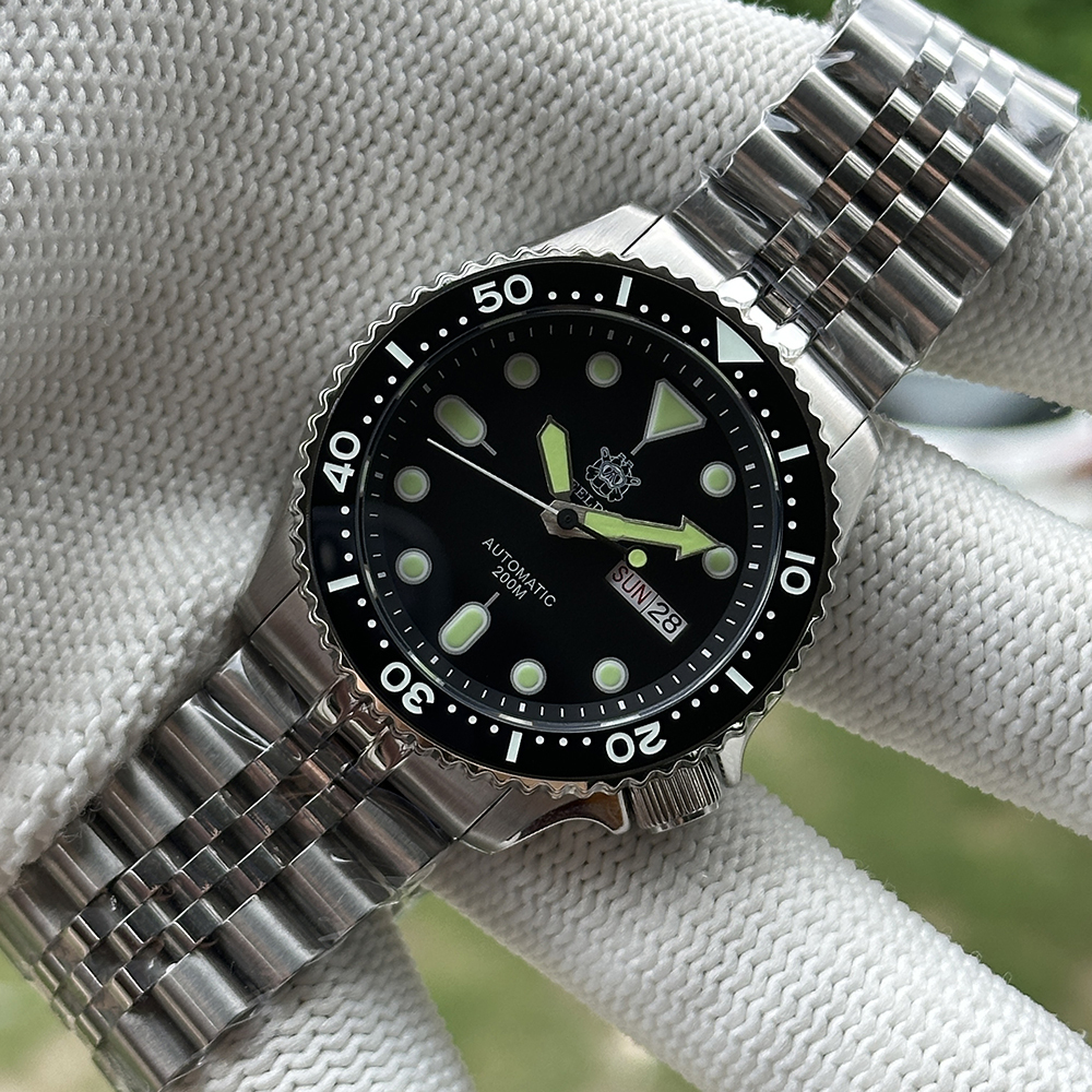 STEELDIVE Official SD1973W Limited Offer Day and Date Function NH36 Automatic Movement 200M Waterproof Mens Dive Watch