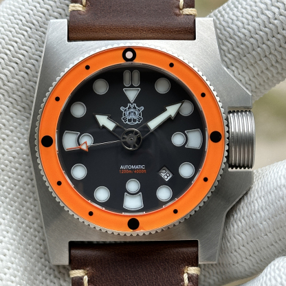 STEELDIVE SD2213 on leather strap ST2130 Automatic Movement