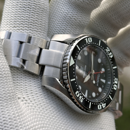 STEELDIVE Official SD1971GMT New Arrival 44.9MM Sapphire Glass Ceramic Bezel 200M Automatic Dive Watch