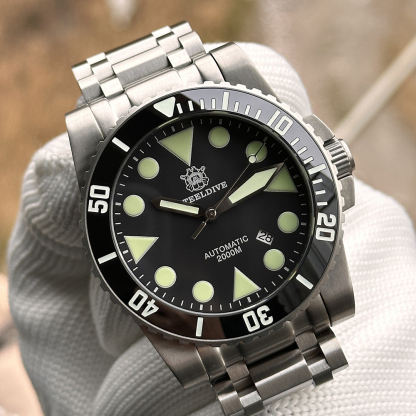 STEELDIVE Official SD1987 Unique Design Tank Bracelet 2000M Waterproof Japan NH35 Automatic Dive Watch for Men