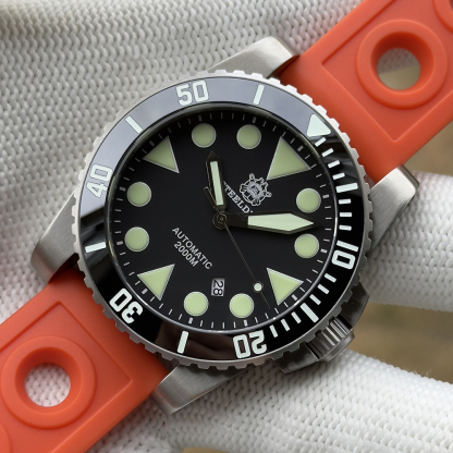 STEELDIVE Official SD1987 Classic 46.5MM Big Size 2000M Waterproof NH35 Automatic Mens Dive Watch
