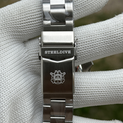 STEELDIVE Official SD1974 Pink Dial 43.8mm Luminous Ceramic Bezel Insert 200M Sapphire Glass NH35 Automatic Mens Dive Watch