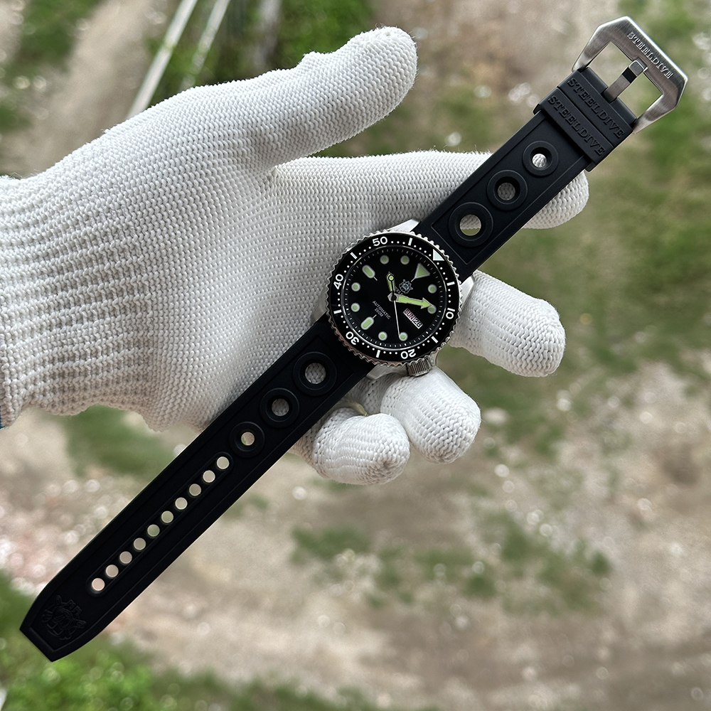 STEELDIVE Official SD1973W Limited Offer Day and Date Function NH36 Automatic Movement 200M Waterproof Mens Dive Watch
