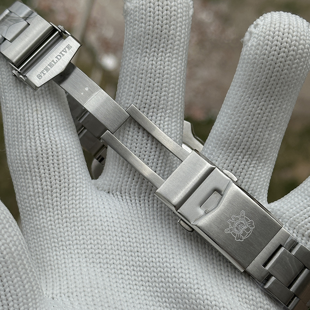 STEELDIVE Official SD1974 Pink Dial 43.8mm Luminous Ceramic Bezel Insert 200M Sapphire Glass NH35 Automatic Mens Dive Watch