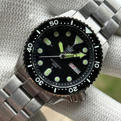 STEELDIVE Official SD1973W Limited Offer Day and Date Function NH36 Automatic Movement 200M Waterproof Mens Dive Watch