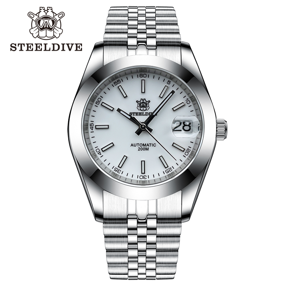STEELDIVE Official SD1934 Simple Design 39mm 200M Waterproof NH35 Automatic Dive Watch
