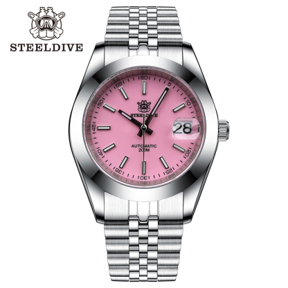 STEELDIVE Official SD1934 Simple Design 39mm 200M Waterproof NH35 Automatic Dive Watch