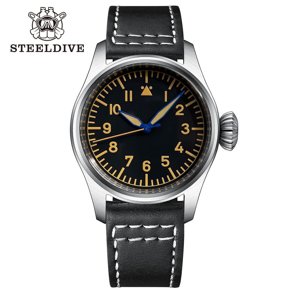STEELDIVE Official SD1928A No Log Dial 39MM 200M Waterproof NH35 Automatic Dive Watch 