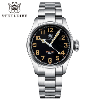 STEELDIVE Official SD1928V Swiss Luminous 39MM NH35 Automatic Movement Dive Watch for Men