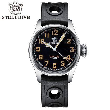 STEELDIVE Official SD1928V Swiss Luminous 39MM NH35 Automatic Movement Dive Watch for Men