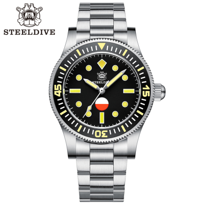 STEELDIVE Official SD1952T Classic Sapphire Glass Super Luminous 41MM Japan NH35 Automatic Dive Watch 300M