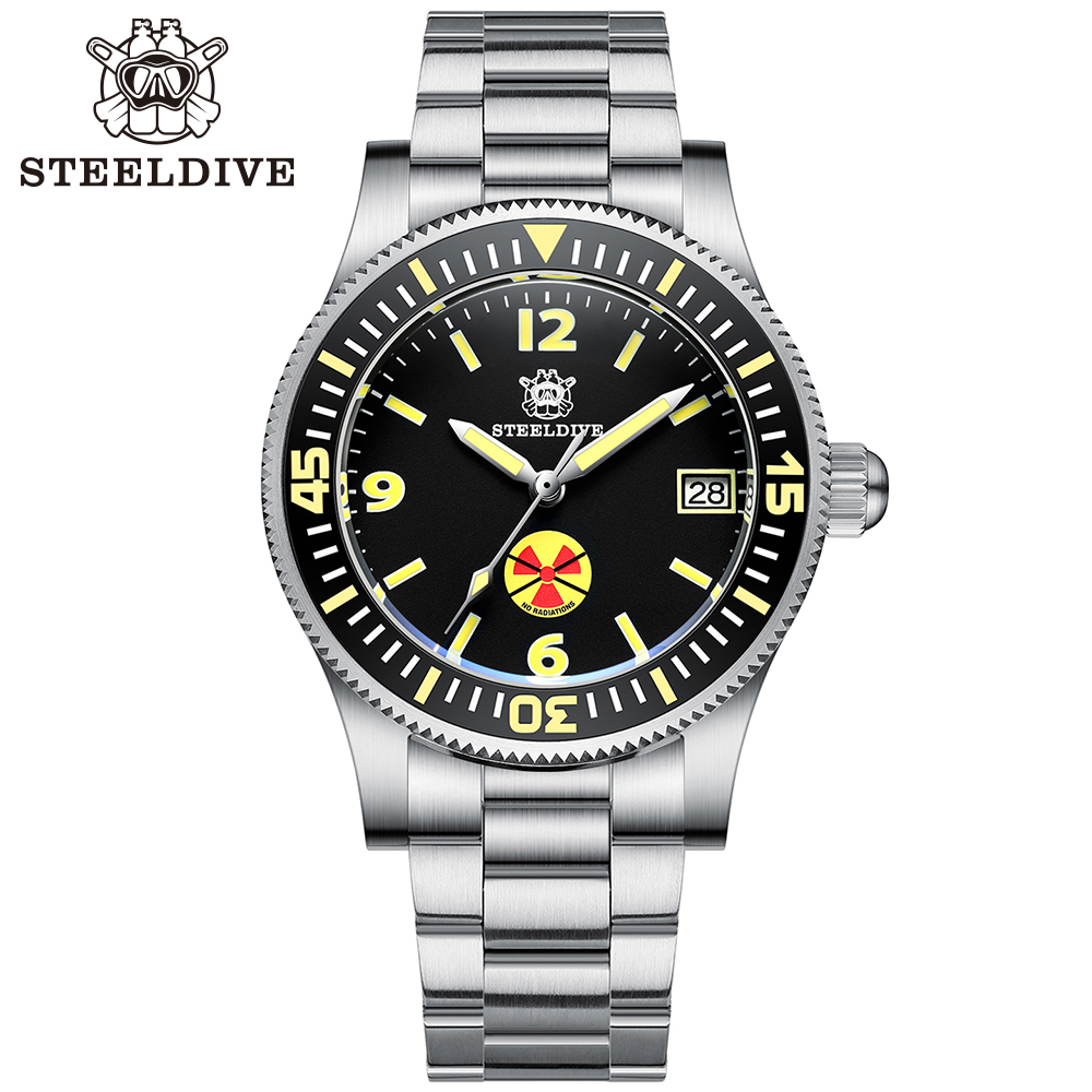 STEELDIVE Offiicial SD1952T Top Brand 300M Waterproof NH35 Automatic Mens Dive Watch