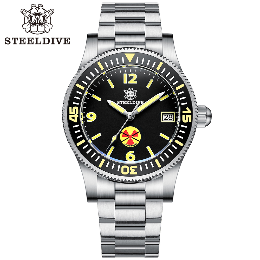 STEELDIVE Offiicial SD1952T Top Brand 300M Waterproof NH35 Automatic Mens Dive Watch