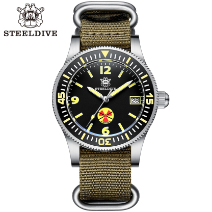 STEELDIVE Offiicial SD1952T Top Brand 300M Waterproof NH35 Automatic Mens Dive Watch