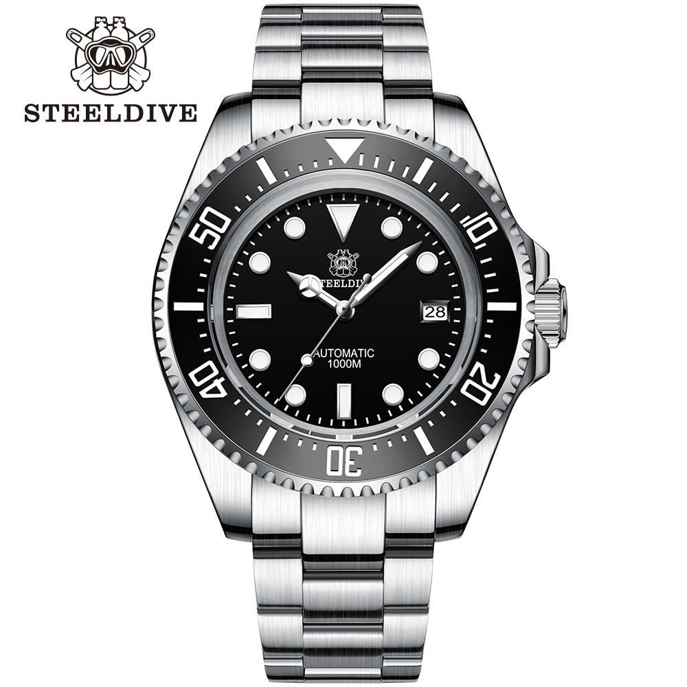 STEELDIVE Official SD1964 Ceramic Bezel Sapphire Glass 1000M NH35 Automatic Mens Dive Watch