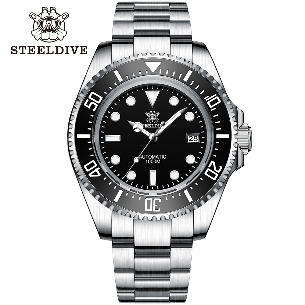STEELDIVE Official SD1964 Ceramic Bezel Sapphire Glass 1000M NH35 Automatic Mens Dive Watch
