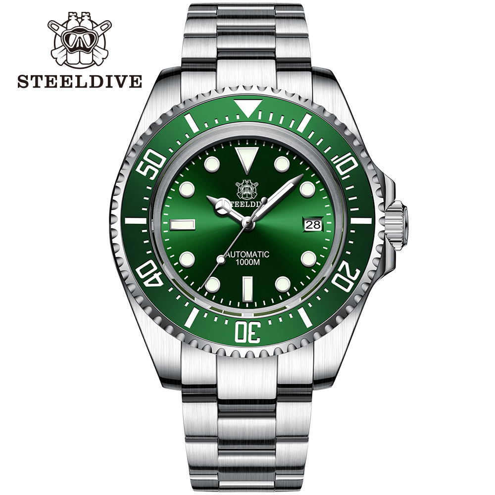 STEELDIVE Official SD1964 Ceramic Bezel Sapphire Glass 1000M NH35 Automatic Mens Dive Watch