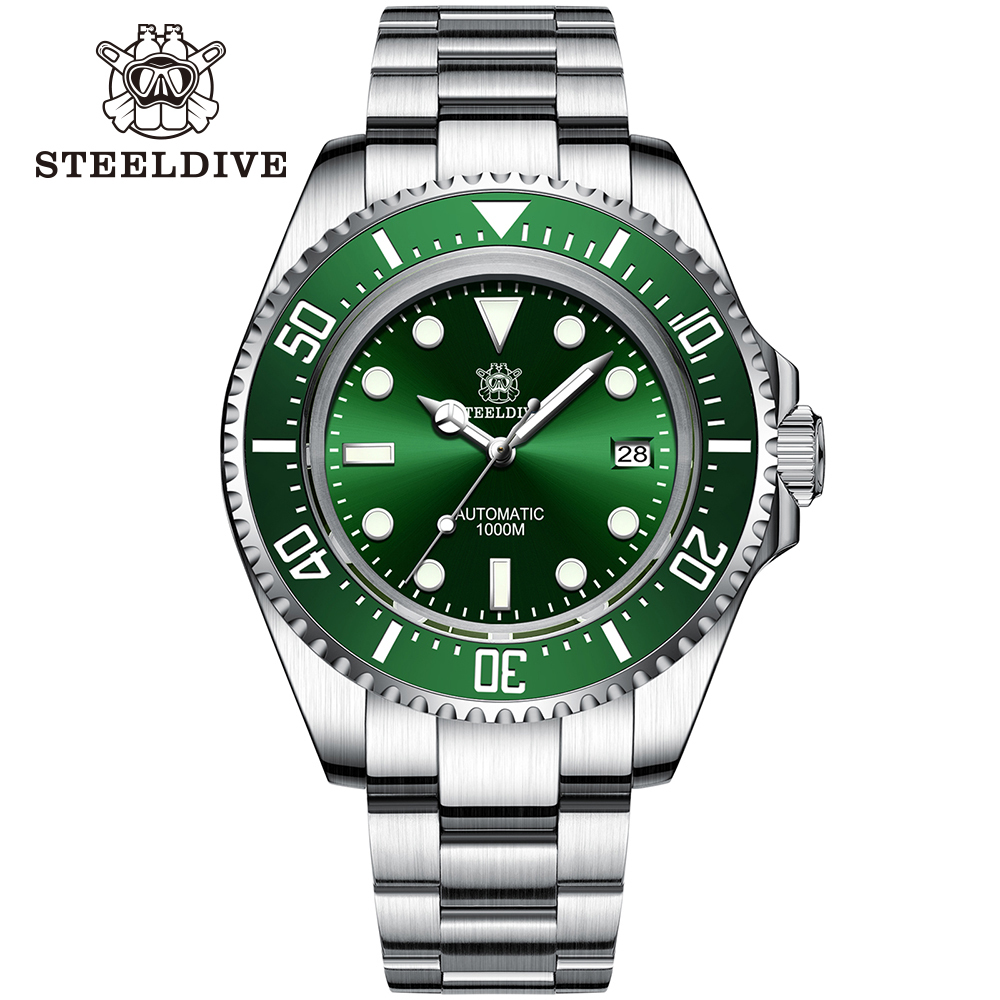 STEELDIVE Official SD1964 Ceramic Bezel Sapphire Glass 1000M NH35 Automatic Mens Dive Watch