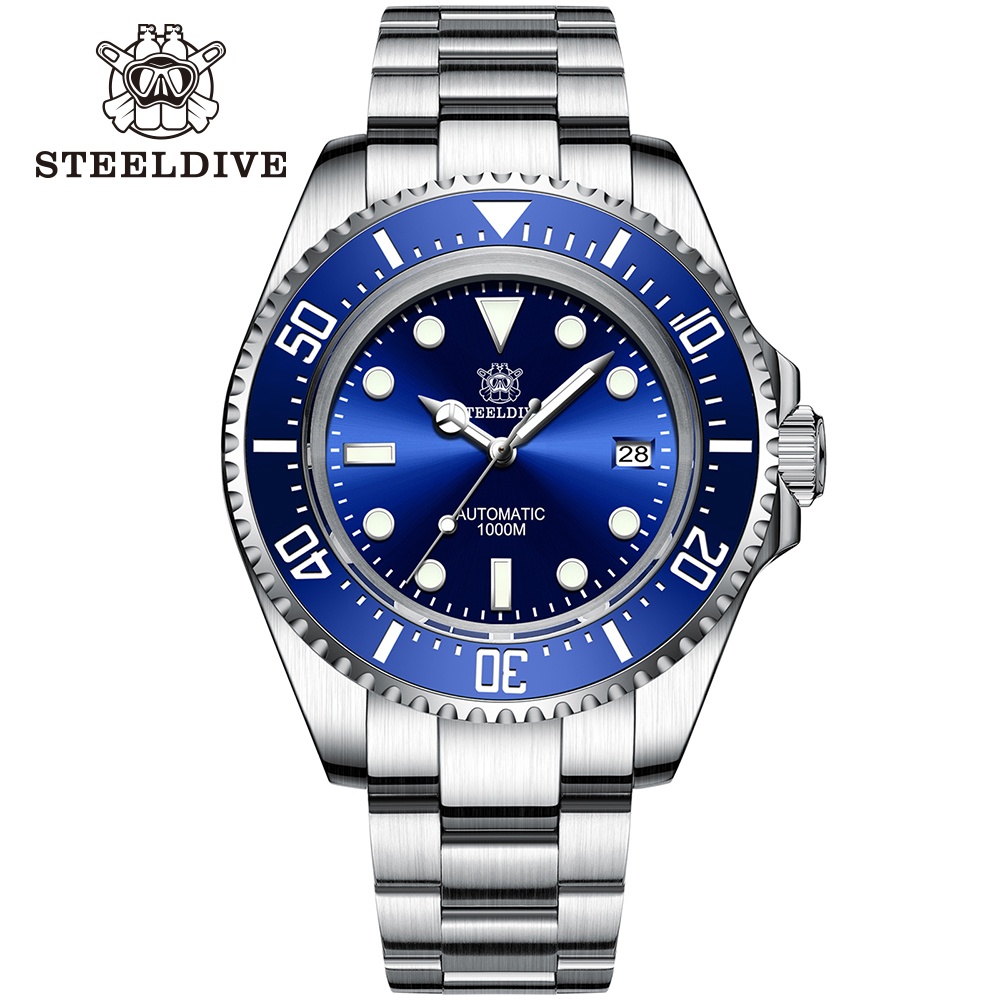 STEELDIVE Official SD1964 Ceramic Bezel Sapphire Glass 1000M NH35 Automatic Mens Dive Watch