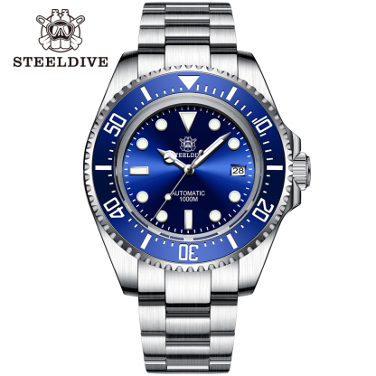STEELDIVE Official SD1964 Ceramic Bezel Sapphire Glass 1000M NH35 Automatic Mens Dive Watch
