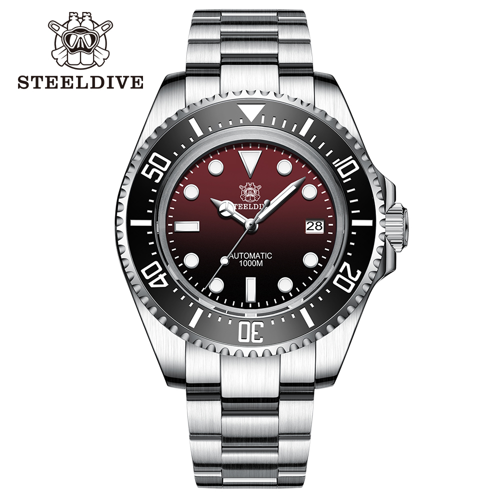 STEELDIVE Official SD1964 Ceramic Bezel Sapphire Glass 1000M NH35 Automatic Mens Dive Watch