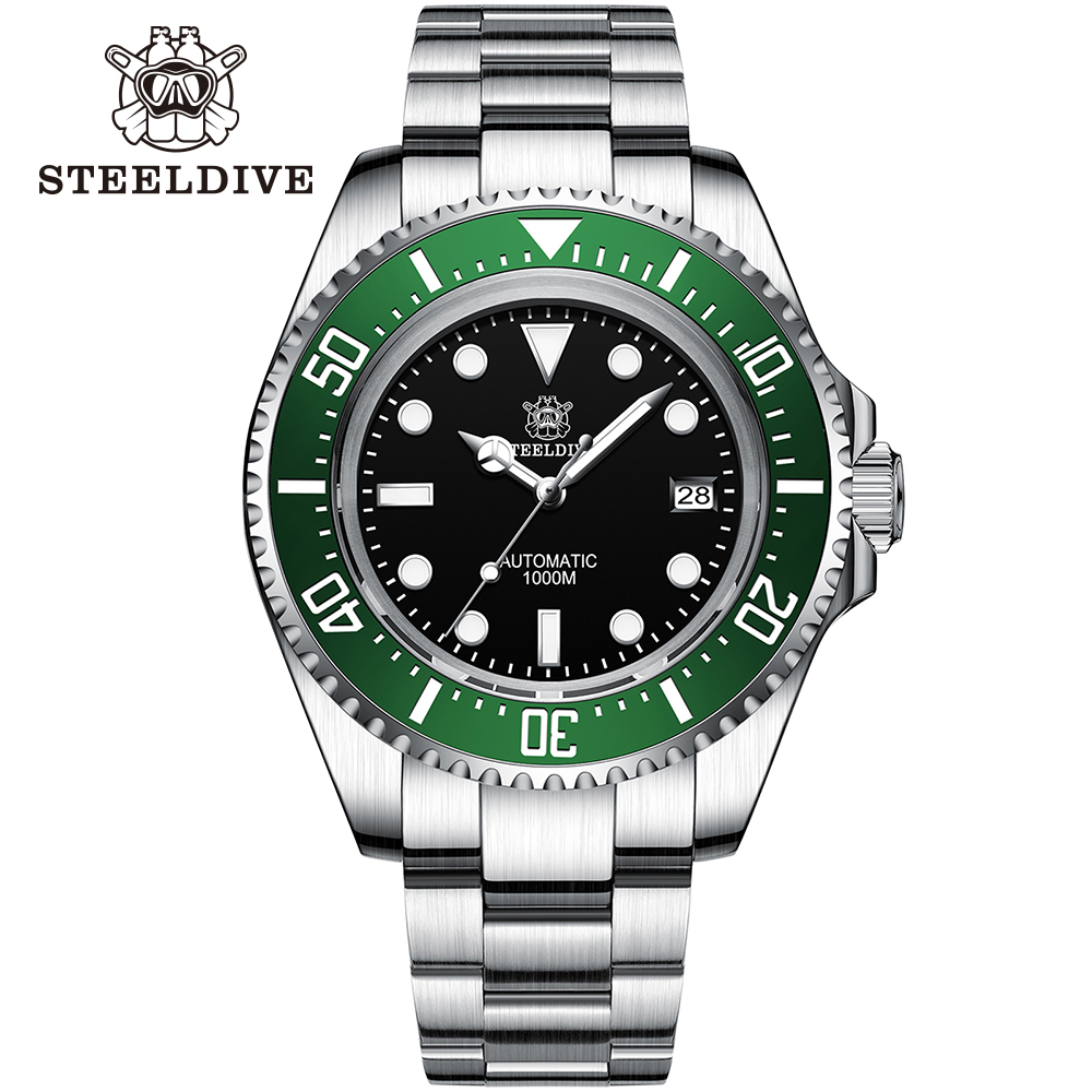 STEELDIVE Official SD1964 Ceramic Bezel Sapphire Glass 1000M NH35 Automatic Mens Dive Watch