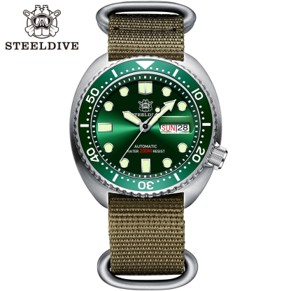 STEELDIVE Official SD1972 Swiss Luminous 200M Waterproof 45MM Sapphire Glass NH36 Automatic Dive Watch